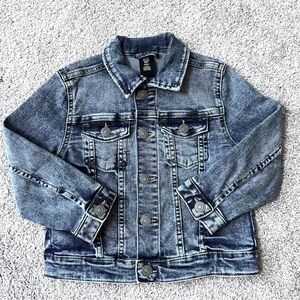 & Denim toddler size 3-4Y denim jacket with snap closure